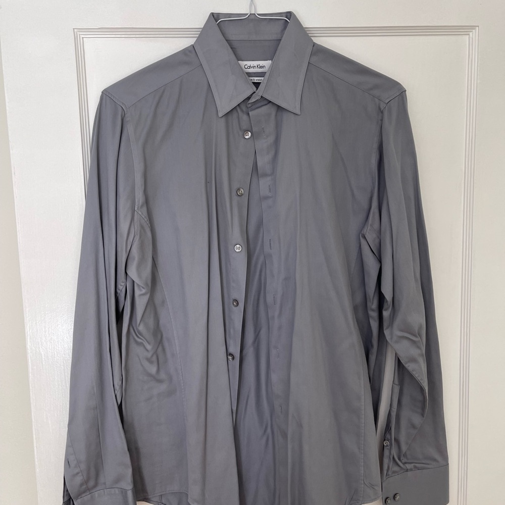 Gray Calvin Klein Slim Fit Stretch